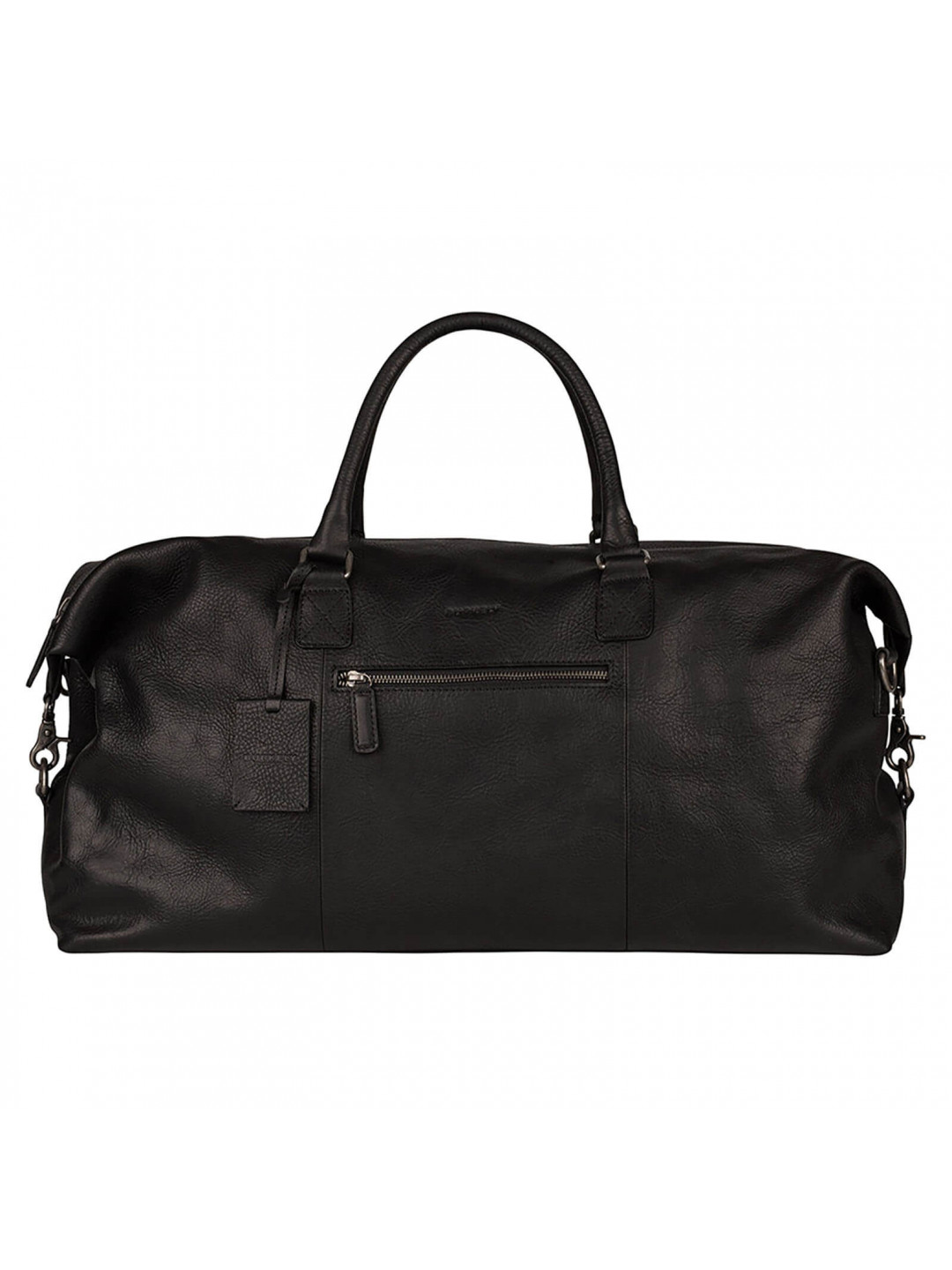 Kožená cestovní taška Burkely Alexander – černá